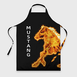 Фартук кулинарный Mustang fire, цвет: 3D-принт