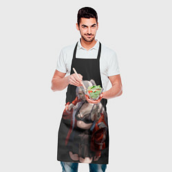 Фартук кулинарный Фрирен в красной куртке, цвет: 3D-принт — фото 2