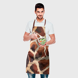 Фартук кулинарный Пятнистый мех жирафа, цвет: 3D-принт — фото 2