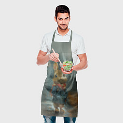 Фартук кулинарный Игрушечный зайка, цвет: 3D-принт — фото 2