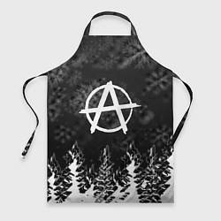 Фартук кулинарный Anarchy winter gray, цвет: 3D-принт