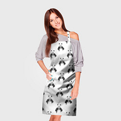 Фартук кулинарный Panda love - pattern, цвет: 3D-принт — фото 2