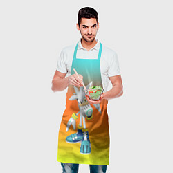 Фартук кулинарный Сильвер Соник, цвет: 3D-принт — фото 2