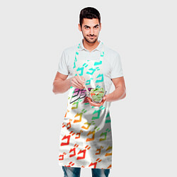 Фартук кулинарный JoJo Bizarre pattern, цвет: 3D-принт — фото 2