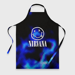 Фартук кулинарный Nirvana flame ghost steel, цвет: 3D-принт