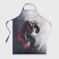 Фартук кулинарный Angry bear, цвет: 3D-принт