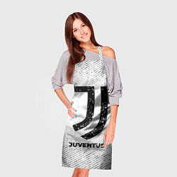 Фартук кулинарный Juventus с потертостями на светлом фоне, цвет: 3D-принт — фото 2