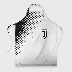 Фартук кулинарный Juventus sport black geometry, цвет: 3D-принт