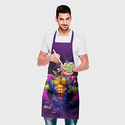 Фартук кулинарный Джо Джо - персонаж, цвет: 3D-принт — фото 2