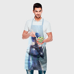 Фартук кулинарный Рей Аянами из Евангелиона, цвет: 3D-принт — фото 2