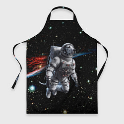 Фартук кулинарный The dalmatian brave cosmonaut - ai art, цвет: 3D-принт