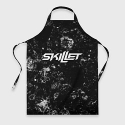 Фартук кулинарный Skillet black ice, цвет: 3D-принт