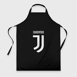 Фартук кулинарный Juventus sport fc белое лого, цвет: 3D-принт