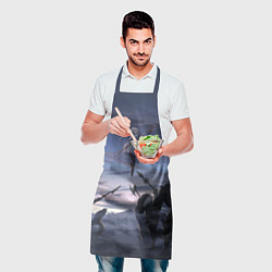 Фартук кулинарный Sousou no Frieren Фрирен battle, цвет: 3D-принт — фото 2