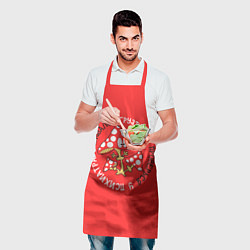 Фартук кулинарный Назвался груздем - проверься у психиатра, цвет: 3D-принт — фото 2