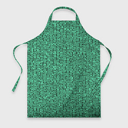 Фартук кулинарный Мозаика нефритовый зелёный, цвет: 3D-принт