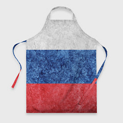 Фартук кулинарный Флаг России разноцветный, цвет: 3D-принт