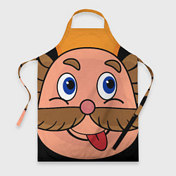 Фартук Веселый король смайликов - Funny king emoji