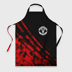 Фартук кулинарный Manchester United sport grunge, цвет: 3D-принт