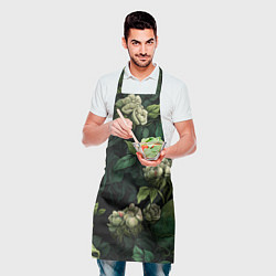 Фартук кулинарный Черепа в поле цветов, цвет: 3D-принт — фото 2