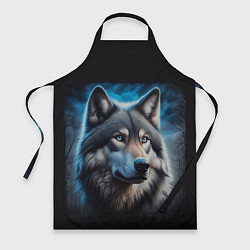 Фартук кулинарный Красивый портрет волка, цвет: 3D-принт