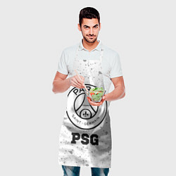 Фартук кулинарный PSG sport на светлом фоне, цвет: 3D-принт — фото 2