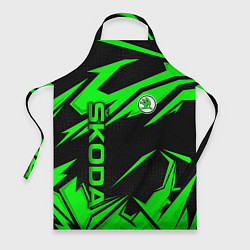 Фартук кулинарный Skoda - green uniform, цвет: 3D-принт