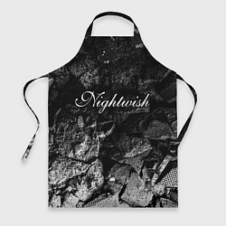 Фартук кулинарный Nightwish black graphite, цвет: 3D-принт