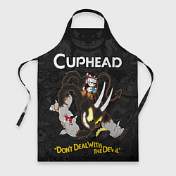 Фартук кулинарный Cuphead - devil play game, цвет: 3D-принт