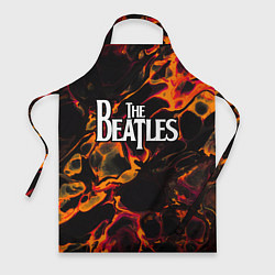 Фартук кулинарный The Beatles red lava, цвет: 3D-принт