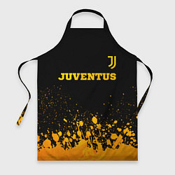 Фартук кулинарный Juventus - gold gradient посередине, цвет: 3D-принт