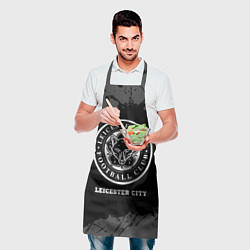 Фартук кулинарный Leicester City sport на темном фоне, цвет: 3D-принт — фото 2