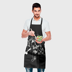Фартук кулинарный Роджер и сабля, цвет: 3D-принт — фото 2