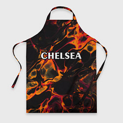 Фартук кулинарный Chelsea red lava, цвет: 3D-принт