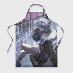 Фартук кулинарный Honkai Star Rail Silver Wolf, цвет: 3D-принт