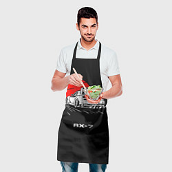 Фартук кулинарный Mazda RX-7, цвет: 3D-принт — фото 2