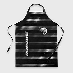 Фартук кулинарный Burzum metal rock lines, цвет: 3D-принт
