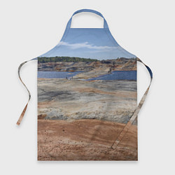 Фартук кулинарный Карьер Уральский марс, цвет: 3D-принт