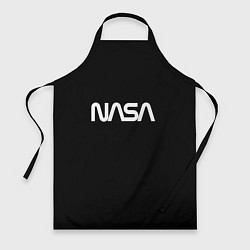 Фартук кулинарный Nasa white logo, цвет: 3D-принт