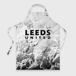 Фартук кулинарный Leeds United white graphite, цвет: 3D-принт