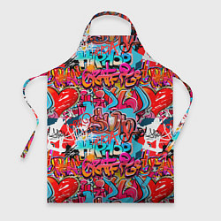 Фартук кулинарный Hip hop graffiti pattern, цвет: 3D-принт