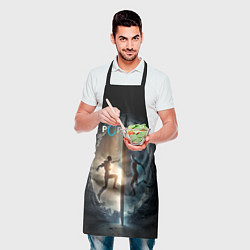 Фартук кулинарный Люди в портале, цвет: 3D-принт — фото 2