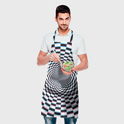 Фартук кулинарный Оптическая иллюзия с погружением, цвет: 3D-принт — фото 2