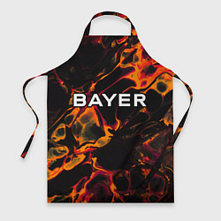 Фартук кулинарный Bayer 04 red lava, цвет: 3D-принт