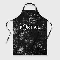 Фартук кулинарный Portal black ice, цвет: 3D-принт