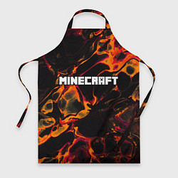 Фартук Minecraft red lava