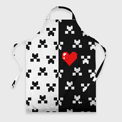 Фартук Minecraft pattern love