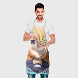 Фартук кулинарный Моя подруга олениха Нокотан Торако Коси, цвет: 3D-принт — фото 2