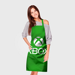 Фартук кулинарный X-box logo green, цвет: 3D-принт — фото 2