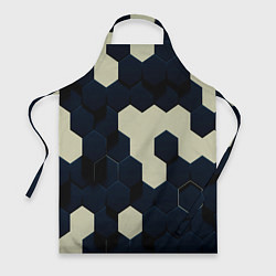 Фартук кулинарный Соты абстракция, цвет: 3D-принт